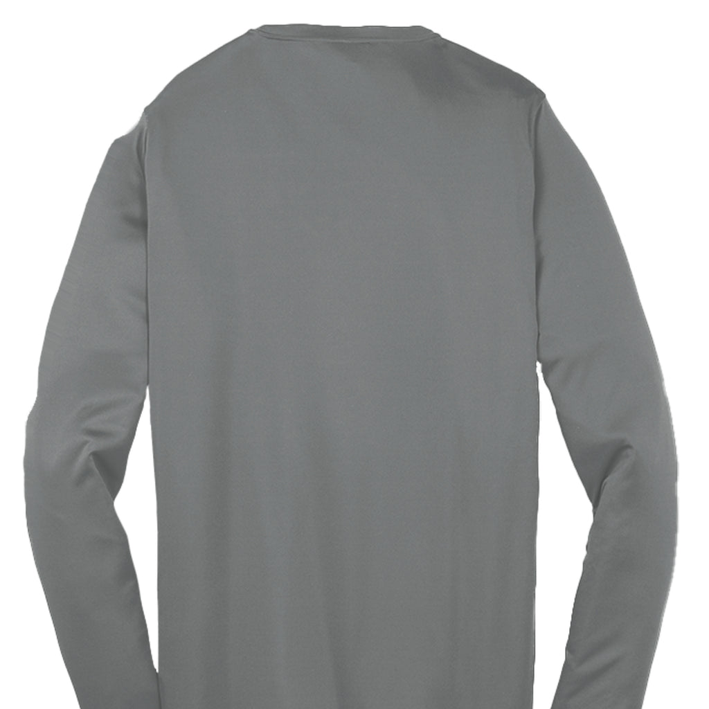 Iron Grey Heather - YST350LS - BACK