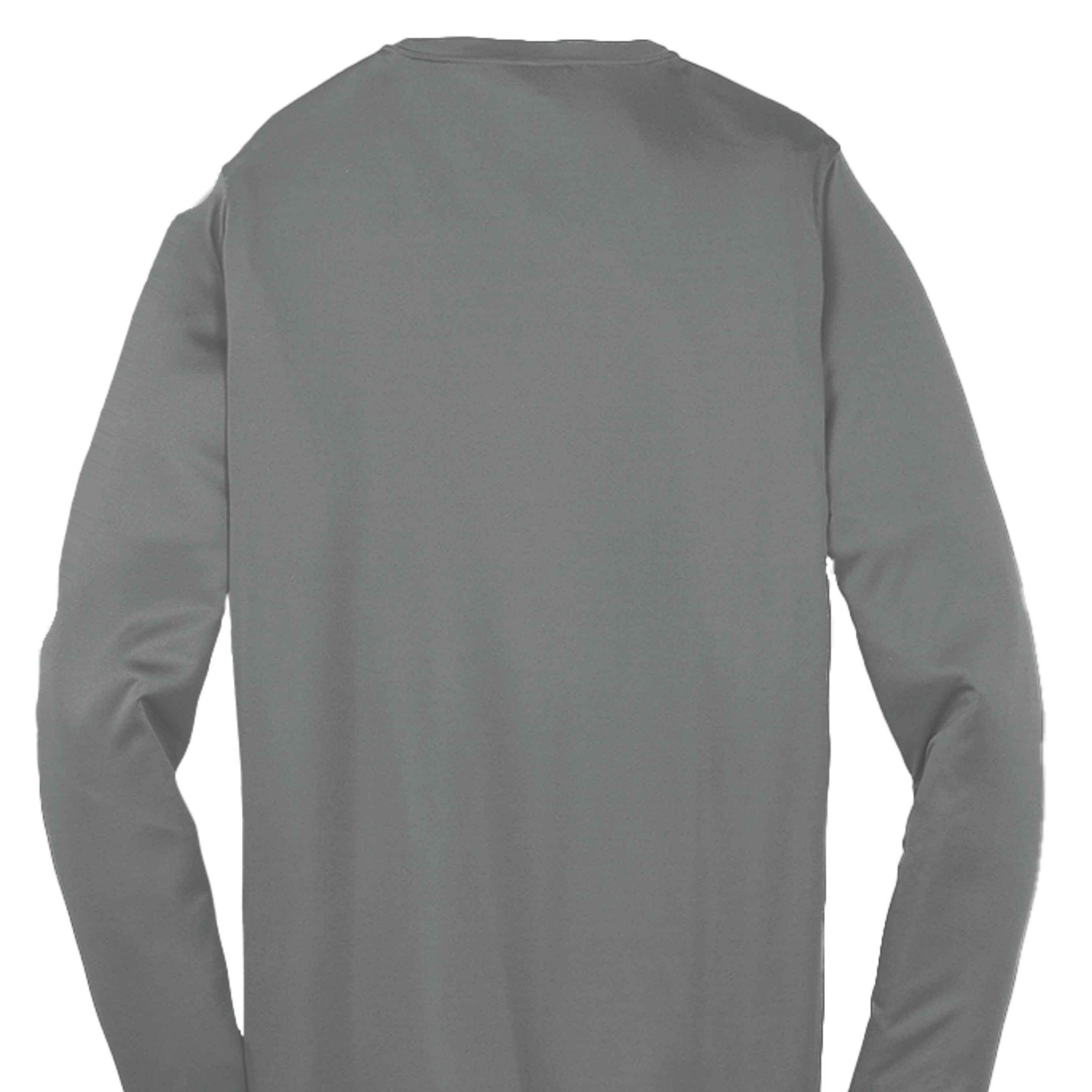 Iron Grey Heather - YST350LS - BACK
