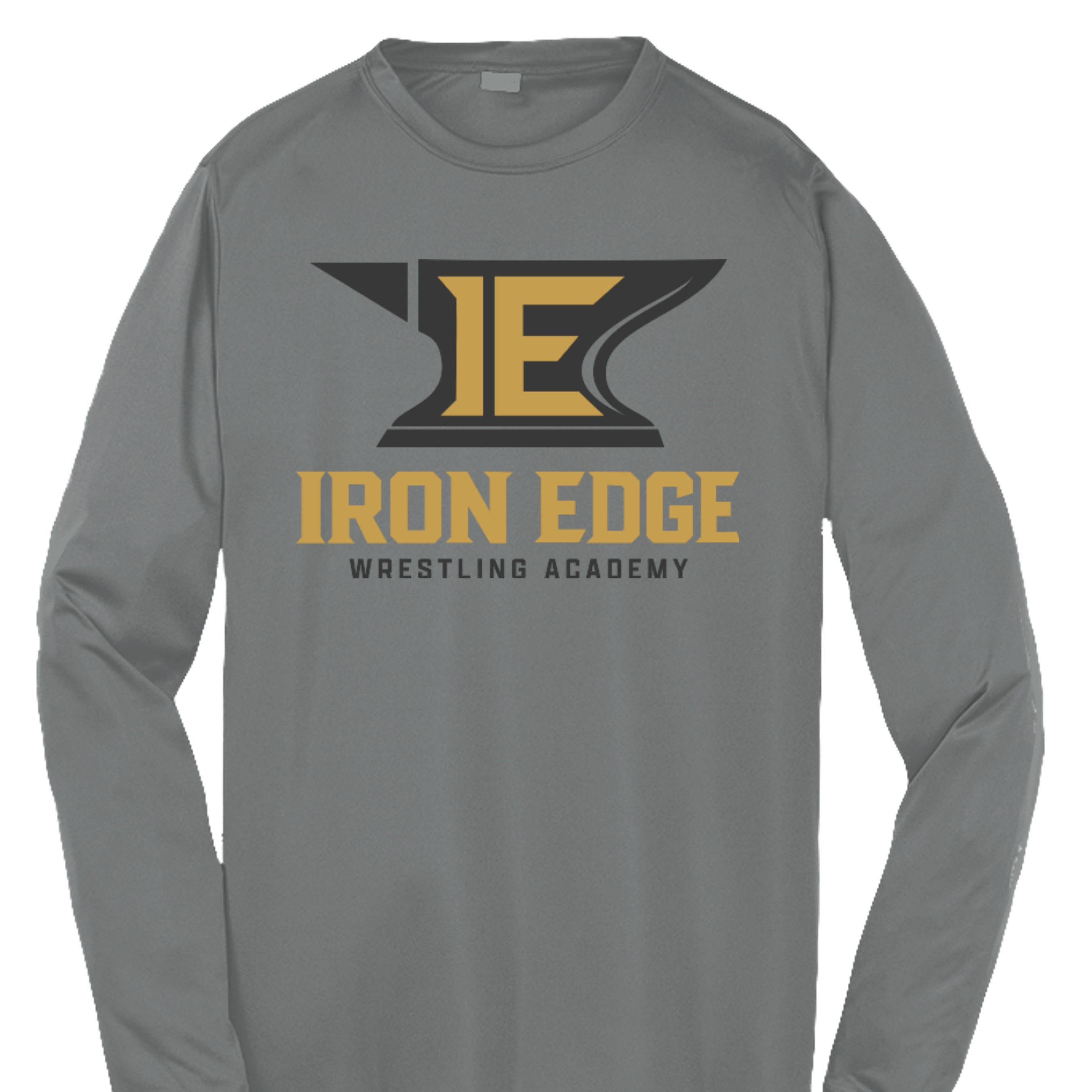 Iron Grey Heather - YST350LS - FRONT