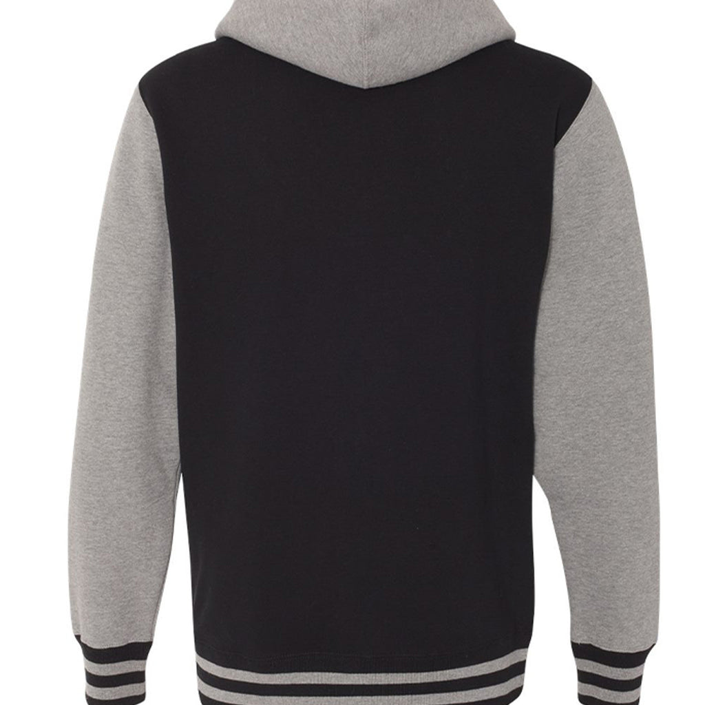 Black/ Gunmetal Heather - IND45UVZ - BACK